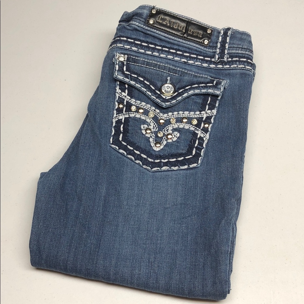 LA IDOL CAPRI JEANS 15/32x21 ⭐️